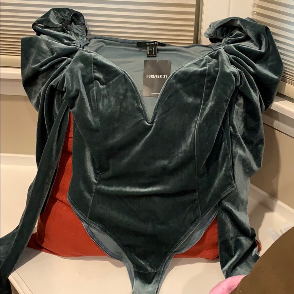 Velvet bodysuit
